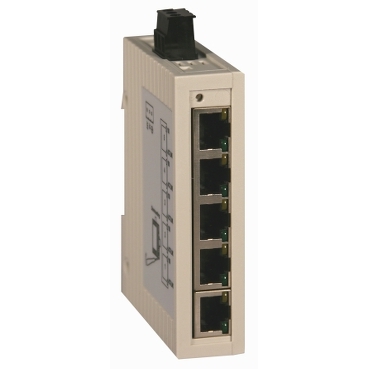 CONMUTADOR TCP/IP ETHERNET - CONNEXIUM - 5 PUERTOS PARA COBRE