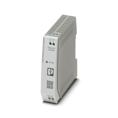 [2902991] FUENTE DE ALIMENTACIÓN CONMUTADA EN PRIMARIO UNO POWER PARA MONTAJE SOBRE CARRIL, ENTRADA MONOFÁSICA, SALIDA 24 VDC/30 W