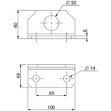 [NSYSFELB] SPACIAL SF JUEGO DE 4 ESCUADRAS DE ELEVACIÓN - FIJ. TORNILLO M12 - ACERO ZINCADO