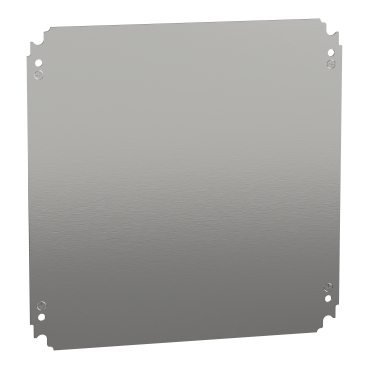[NSYMM44] PLACA MONT. METALICA 400X400