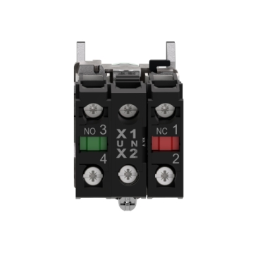 [XB4BW33M5] PULS.LUM.LED 230V NA+NC VERDE