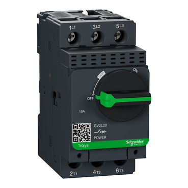 [GV2L20] GUARDAMOTOR MAGNETICO 3 X 18A 50KA